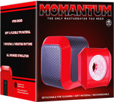 Momantum The Cube Rechargeable Automatic Male Masturbator Red / Black Masturbators and Strokers